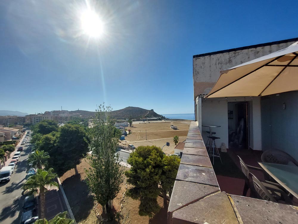Terraza privada con vistas al mar